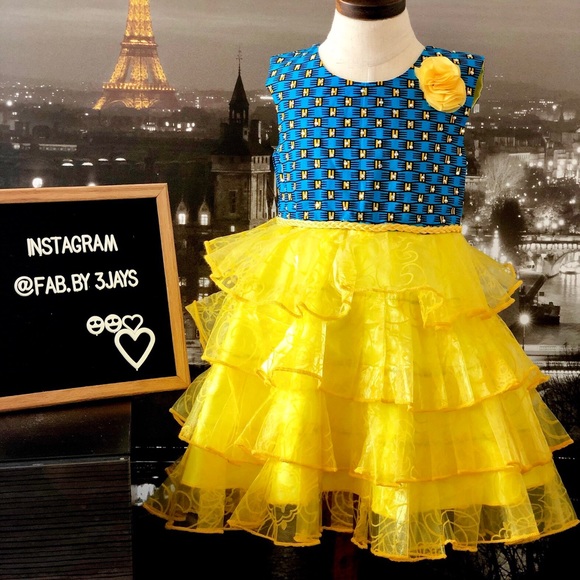 African Ankara ready to wear for toddler girl. - Picture 2 of 7